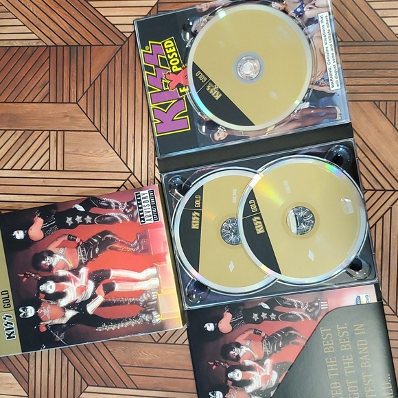 KISS Gold 2004 2 CDs and DVD 'Kiss Exposed' Videos Music KISS ARMY - Picture 2 of 16